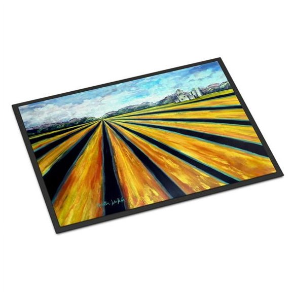 Carolines Treasures MW2127JMAT 24 x 36 in. Silos Farm Land Doormat