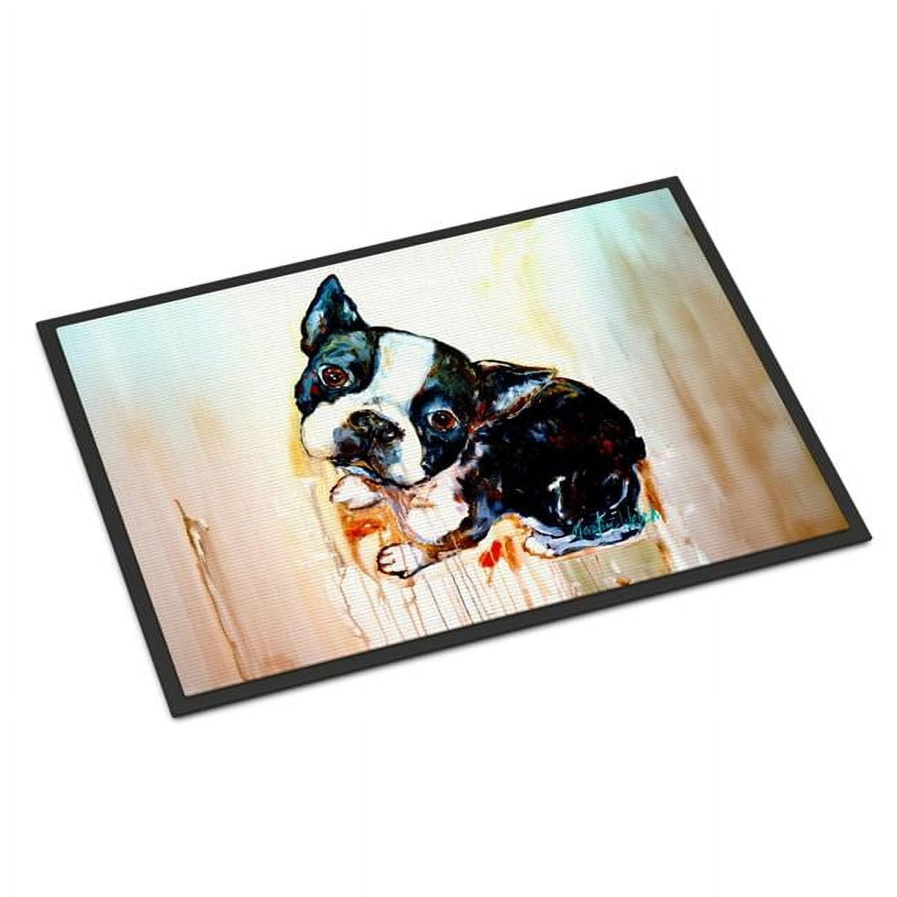 Carolines Treasures MW2141MAT 18 x 27 in. Boston Terrier the Look Doormat
