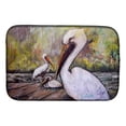 thumbnail image 1 of Carolines Treasures MW2142DDM 21 x 14 in. Three Pelicans on a Pier Dish Drying Mat, 1 of 5