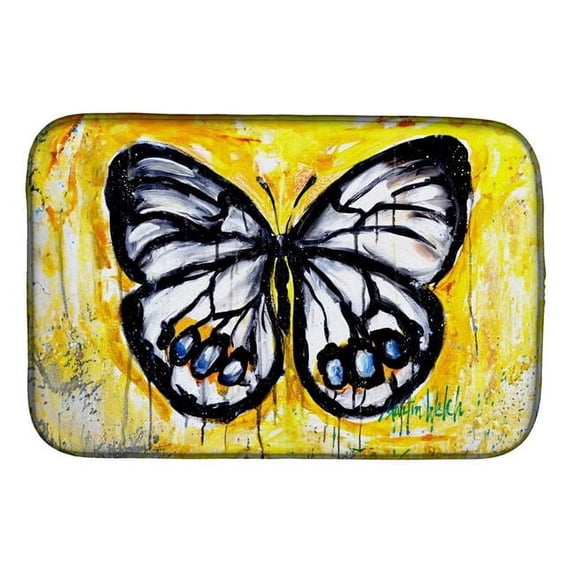 Carolines Treasures MW2155DDM 21 x 14 in. Buttefly Whisp Dish Drying Mat