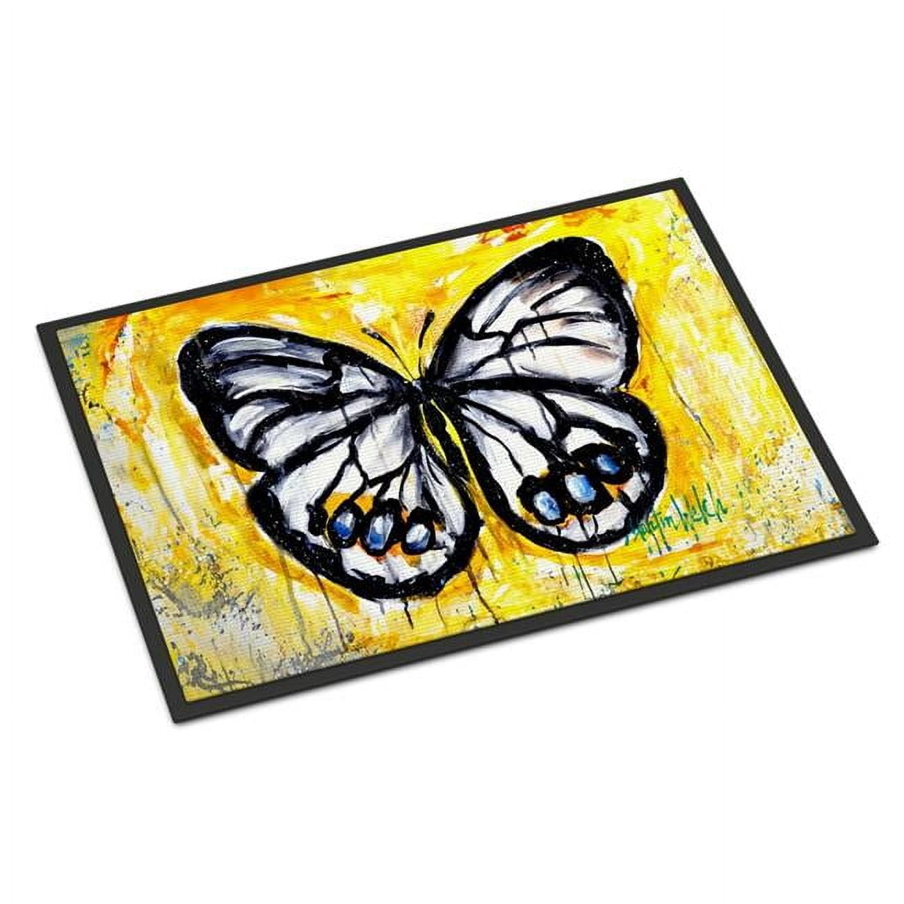 Carolines Treasures MW2155MAT 18 x 27 in. Buttefly Whisp Doormat