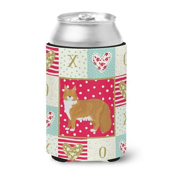 Carolines Treasures Maine Coon 1 Cat Love Can or Bottle Hugger Can Hugger multicolor