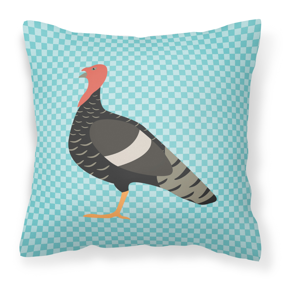 Cuscino Decorativo In Tela Pesante 35x35 Cm - Colore Vino Con Fantasia - Resistente E Lavabile, Per Interni/Esterni
