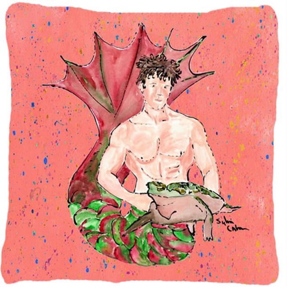Carolines Treasures Merman Decorative Fabric Pillow