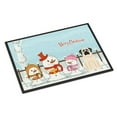thumbnail image 1 of Carolines Treasures Merry Christmas Carolers Mastiff White Door Mat Indoor Rug or Outdoor Welcome Mat 24x36 Doormat 24H, 1 of 4