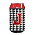 thumbnail image 1 of Carolines Treasures  Monogram - Houndstooth Can Or Bottle Hugger, 1 of 1