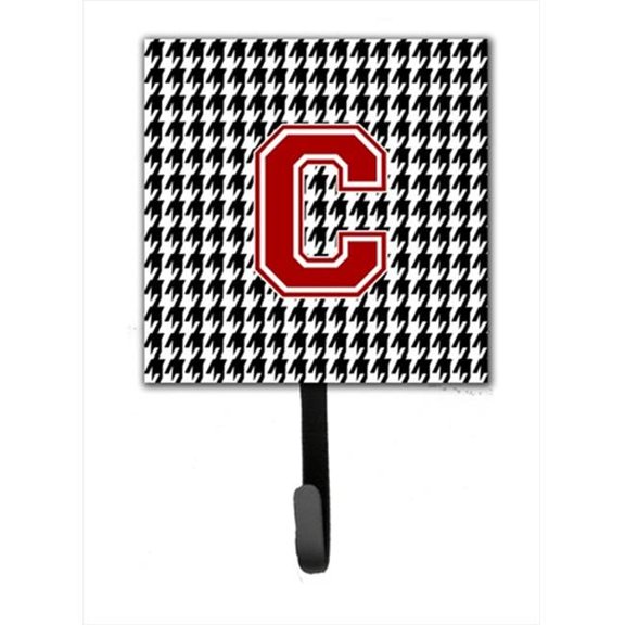 Carolines Treasures Monogram - Initial C Houndstooth Leash Holder Or Key Hook