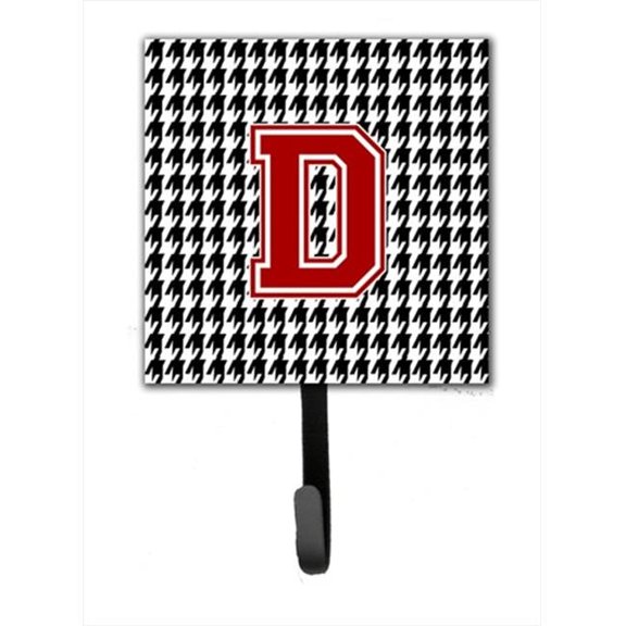 Carolines Treasures Monogram - Initial D Houndstooth Leash Holder Or Key Hook