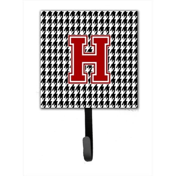 Carolines Treasures Monogram - Initial H Houndstooth Leash Holder Or Key Hook