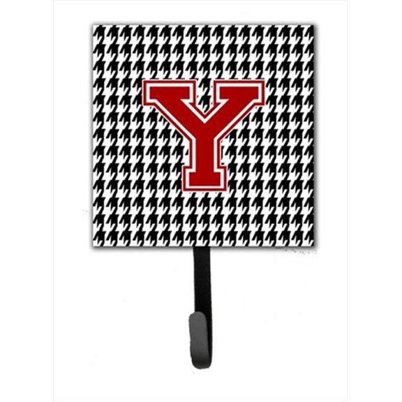 Carolines Treasures Monogram - Initial Y Houndstooth Leash Holder Or Key Hook