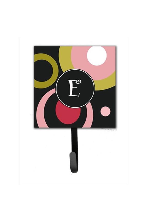 Carolines Treasures Monogram - Retro in Black Leash Holder Or Key Hook