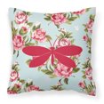 thumbnail image 1 of Carolines Treasures Moth Shabby Chic Roses Decorative Outdoor Pillow, 1 of 2