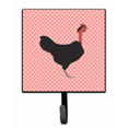 thumbnail image 1 of Carolines Treasures Naked Neck Chicken Pink Check Leash or Key Holder 7Hx4.25W multicolor, 1 of 1