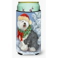 thumbnail image 1 of Carolines Treasures Old English Sheepdog Christmas Tall Boy Hugger Tall Boy multicolor, 1 of 1