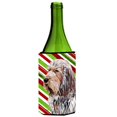thumbnail image 1 of Carolines Treasures  Otterhound Candy Cane Christmas Wine bottle sleeve Hugger 24 Oz., 1 of 1