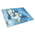 thumbnail image 1 of Carolines Treasures PJC1011LCB Gathering Snowflakes Snowman Glass Cutting Board Large 12H x 16W multicolor, 1 of 2
