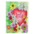 thumbnail image 1 of Smile Valentine's Day Flag Canvas House Size, 1 of 4