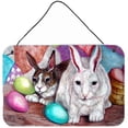 thumbnail image 1 of Carolines Treasures PJC1064DS812 Buddy Buddies Easter Rabbit Wall or Door Hanging Prints  8x12 multicolor, 1 of 1