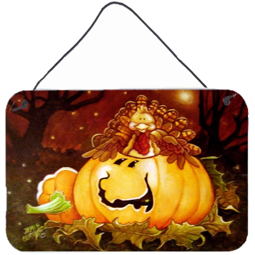 Carolines Treasures PJC1070DS812 Somebody to Love Pumpkin Halloween Wall or Door Hanging Prints 8x12 multicolor