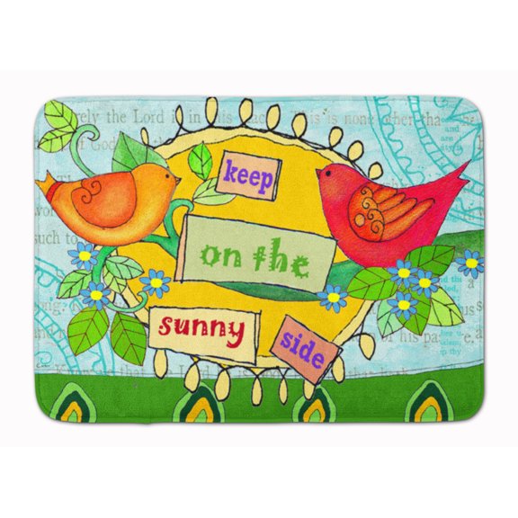 Carolines Treasures PJC1100RUG Keep on the Sunny Side Machine Washable Memory Foam Mat 19 X 27" multicolor