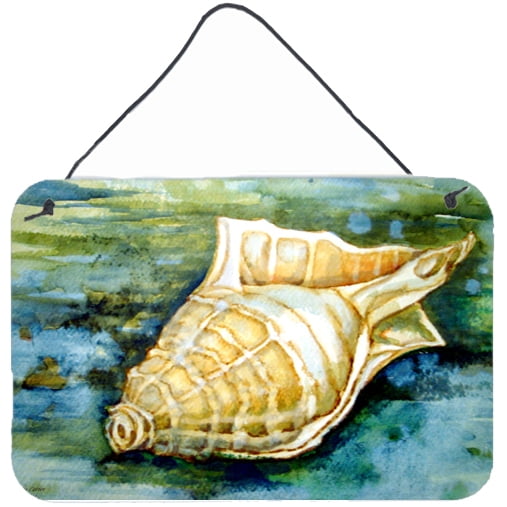 Carolines Treasures PJC1116DS812 Seashells Inspire Me Wall or Door Hanging Prints  8x12 multicolor