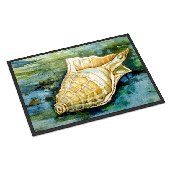 Carolines Treasures PJC1116MAT Seashells Inspire Me Door Mat Indoor Rug or Outdoor Welcome Mat 18x27 Doormat 27"L x