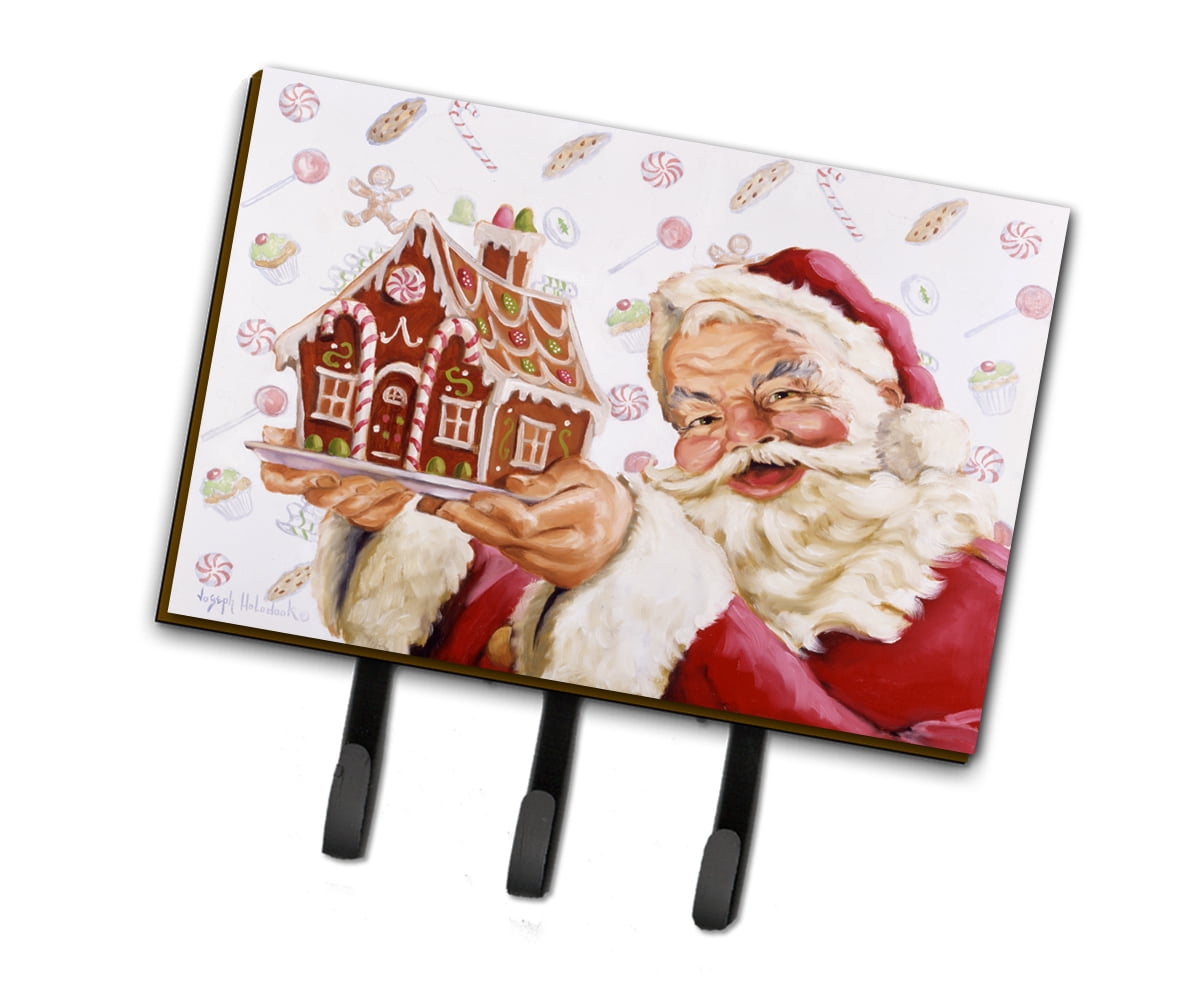 Santa Claus A Home for the Holidays Leash or Key Holder