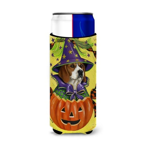 Carolines Treasures PPP3015MUK 12 oz Beagle Halloweenie Ultra Hugger for Slim Cans