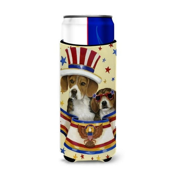 Carolines Treasures PPP3017MUK 12 oz Beagle USA Ultra Hugger for Slim Cans