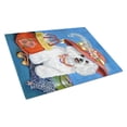 thumbnail image 1 of Carolines Treasures PPP3023LCB Bichon Frise Mademoiselle Glass Cutting Board Large, 12H x 16W, multicolor, 1 of 2