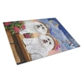 thumbnail image 1 of Carolines Treasures PPP3026LCB Bichon Frise Soulmates Glass Cutting Board Large, 12H x 16W, multicolor, 1 of 2
