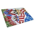 thumbnail image 1 of Carolines Treasures PPP3038LCB Boston TerrierGlass Cutting Board Large, 12H x 16W, multicolor, 1 of 2