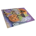 thumbnail image 1 of Carolines Treasures PPP3082LCB Dachshund Halloween Haunted House Glass Cutting Board Large, 12H x 16W, multicolor, 1 of 2
