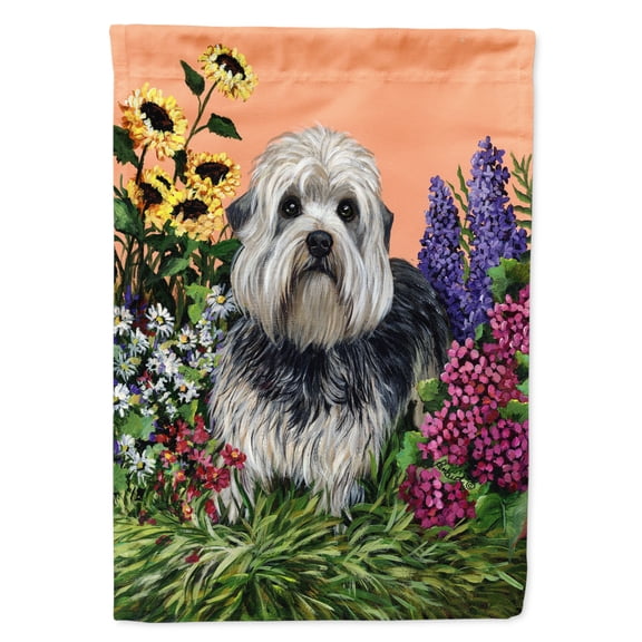 Dandie Dinmont Terrier Flag Canvas House Size
