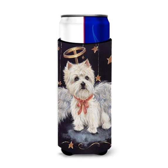 Carolines Treasures PPP3123MUK 12 oz Westie Christmas Angel Ultra Hugger for Slim Cans