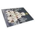thumbnail image 1 of Carolines Treasures PPP3130LCB Westie Christmas Family Tree Glass Cutting Board Large, 12H x 16W, multicolor, 1 of 2