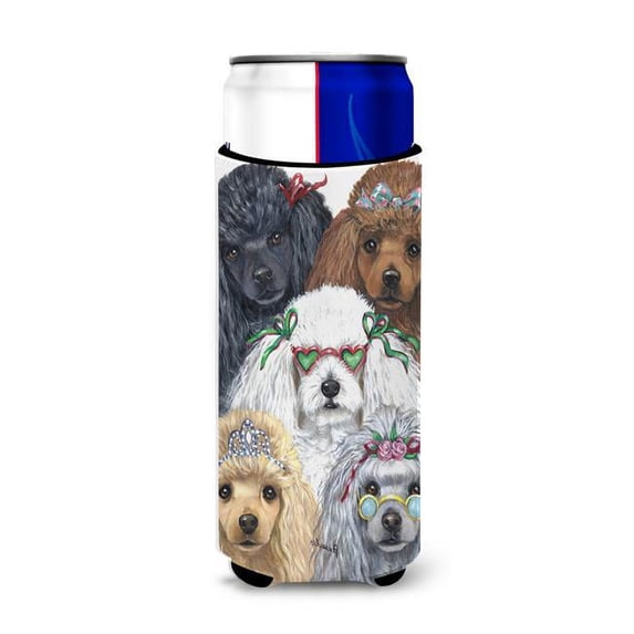 Carolines Treasures PPP3149MUK 12 oz Poodle Oodles Ultra Hugger for Slim Cans