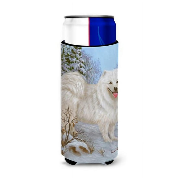 Carolines Treasures PPP3157MUK 12 oz Samoyed Happiness Ultra Hugger for Slim Cans