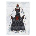 thumbnail image 1 of Carolines Treasures PPP3176GF Scottie Christmas Family Tree Flag Garden Size  Small multicolor, 1 of 3