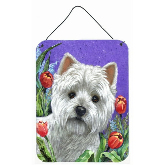 Carolines Treasures PPP3220DS1216 Westie Paradise Wall or Door Hanging Prints 12x16 multicolor