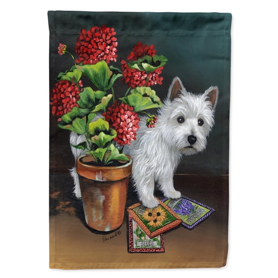 Westie Seedlings Garden Flag