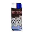 thumbnail image 1 of Carolines Treasures PPP3232MUK 12 oz Westie Seize the Day Ultra Hugger for Slim Cans, 1 of 3