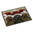 thumbnail image 1 of Carolines Treasures PPP3251MAT Cairn Terrier Christmas Ceaser and Co Door Mat Indoor Rug or Outdoor Welcome Mat 18x27, 1 of 3