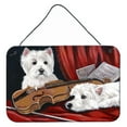 thumbnail image 1 of Carolines Treasures PPP3279DS812 Westie Fiddlers Wall or Door Hanging Prints  8x12 multicolor, 1 of 2