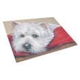 thumbnail image 1 of Carolines Treasures PPP3284LCB Westie Red Pillow Glass Cutting Board Large, 12H x 16W, multicolor, 1 of 2