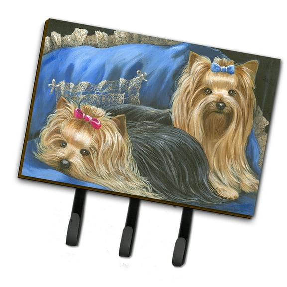 Yorkshire Terrier Yorkie Satin and Lace Leash or Key Holder
