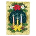 thumbnail image 1 of Carolines Treasures PRS4012CHF Holy Night Christmas Candle Wreath Flag Canvas House Size  Large multicolor, 1 of 4