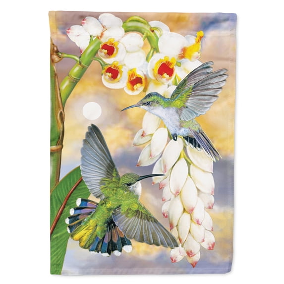 Antillaen Hummingbirds Shell Ginger Garden Flag