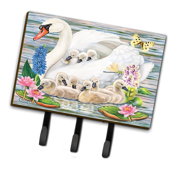 Mother Swan Leash or Key Holder