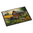 thumbnail image 1 of Carolines Treasures PTW2003JMAT Sunflower Country Paradise Barn Door Mat Indoor Rug or Outdoor Welcome Mat 24x36 Doormat, 1 of 4